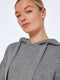Noisy May Nmship L/s Hoodie Knit Bg - Dames Hoodie met capuchon - Grijs - Maat S