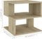 vidaXL - Bijzettafel - 40x40x40 - cm - spaanplaat - sonoma - eikenkleurig