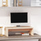 vidaXL - Monitorstandaard - 50x27x15 - cm - massief - grenenhout