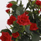 Mica Decorations Rozenstruik Kunstplant in Bloempot Stan - H33 x Ø25 cm - Rood