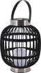 Solar lamp lantaarn LED - 44 cm HOOG - windlicht - LED kaars binnenin - buitenverlichting - tuinverlichting - sfeerverlichting