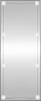vidaXL - Wandspiegel - met - LED's - rechthoekig - 40x100 - cm - glas