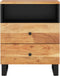 vidaXL - Nachtkastje - 50x33x62 - cm - massief - acaciahout - en - bewerkt - hout