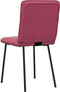 vidaXL - Eetkamerstoelen - 2 - st - fluweel - wijnrood