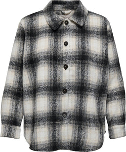 ONLY CARMAKOMA CARLOU CHECK JACKET OTW - Dames Jas - Maat M-46/48