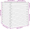 vidaXL - Plantenbak - 60x60x68,5 - cm - massief - grenenhout