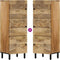 vidaXL - Hoge - kast - 40x33x110 - cm - massief - mangohout