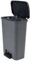 Curver Compatta Prullenbak - 50L - Afvalzakhouder - Grijs/Zwart
