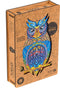UNIDRAGON Houten Puzzel Voor Volwassenen Dier - Charmante Uil - 101 stukjes - Small 15x26 cm