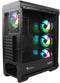 Genesis NPC-1518 - ATX Semi-tower Box - 4x 120mm ARGB ventilatoren - Zwart