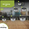 HI NATURE™ RVS Mengkommen set 6 - Luchtdichte deksels - Nestbaar ontwerp (6-delig)