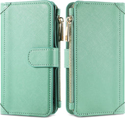 iMoshion Hoesje Geschikt voor Samsung Galaxy A52 (4G) / A52s / A52 (5G) Hoesje Met Pasjeshouder - iMoshion Luxe Portemonnee - Groen