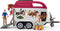 schleich HORSE CLUB Speelfigurenset - Avontuur met auto en paardentrailer - Kinderspeelgoed voor Jongens en Meisjes - 5 tot 12 jaar - 18 Onderdelen - 42535
