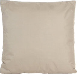 Anna's collection Buiten of tuin sier kussens - taupe/beige - 60 x 60 cm - binnen/buiten - zitkussens tuinbank