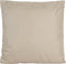 Anna's collection Buiten of tuin sier kussens - taupe/beige - 60 x 60 cm - binnen/buiten - zitkussens tuinbank