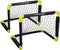 Dunlop Voetbaldoel - Voetbaldoeltjes Set van 2 - Opvouwbaar - Zwart/Geel (2 stuks)