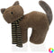 Deurhouder Kat Textiel - Bruin