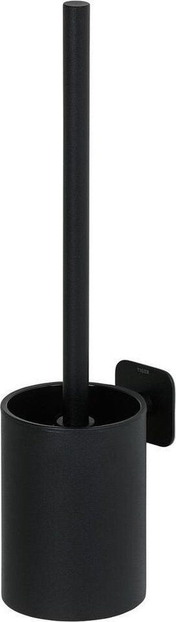 Tiger Colar - Wc borstel met houder - Zelfklevend 3M tape - Zwart