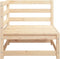 vidaXL - Tuinhoekbank - 70x70x67 - cm - massief - grenenhout