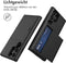 imoshion Hoesje Geschikt voor Samsung Galaxy S23 Ultra Hoesje - Ruimte voor 2 pasjes - imoshion Backcover met pasjeshouder - Zwart