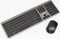 Bluestork - Easy Slim Tastatur und Maus kabellos - Wireless mit Smart Dongle - leise Klicks - Ultra Slim Design - Ergonomisch - AZERTY (grau)