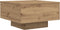 vidaXL - Salontafel - met - LED - verlichting - Artisan - Eiken - 55x55x31 - cm