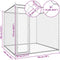 vidaXL - Hondenkennel - voor - buiten - 193x193x185 - cm