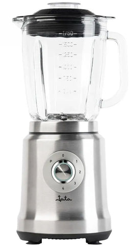 JATA JEBT1241 - Blender - 1200 W 5 snelheden - Metallic