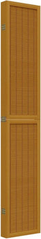vidaXL - Kamerscherm - met - 6 - panelen - massief - paulowniahout - bruin