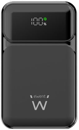 Ewent EW1164 - Powerbank 20000 mAh - Snelladen 65W - Zwart