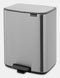 Brabantia Bo Pedaalemmer - 12 liter - Soft-close - Matt Steel Fingerprint Proof