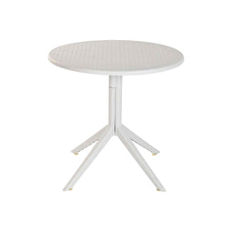 Eettafel Home ESPRIT Grijs Metaal Polypropyleen 80 x 80 x 75 cm