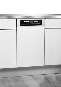 Bauknecht BK6PB10BS7A0 - Half-geïntegreerde Vaatwasser - 10 couverts - PowerClean - ActiveDry - 45 cm