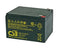 CSB EVH12140F2 - AGM accu 12V 14000mAh - Faston aansluiting - zwart