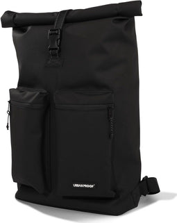 Gerecyclede shopper fietstas Urban Proof Rolltop Backpack 20L 34 x 13 x 46 cm - Zwart
