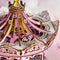 Robotime - Muziekdoos - DIY - 3D - Romantic Carousel Dream Version met LED Verlichting 23,5x17x17cm