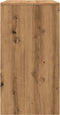 vidaXL - Wandtafel - 89x41x76,5 - cm - bewerkt - hout - artisanaal - eikenkleurig