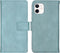 iMoshion Hoesje Geschikt voor iPhone 12 Mini Hoesje Met Pasjeshouder - iMoshion Luxe Bookcase - Lichtblauw