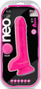 Blush - Neo Elite dildo 22 cm van Sensa Feel silicone - Roze