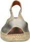 Toni Pons Etna - Dames Espadrilles - Metallic look - Platinum - Maat 39