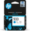 HP 933 - Inktcartridge - Origineel - Cyaan