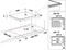 Bauknecht BS5860FCPAL - Inductiekookplaat - 4 zones Flexi Space 4 boosters kinderslot Pulsar buttons Clean Protect aluminium kader