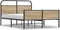 vidaXL - Bedframe - zonder - matras - bewerkt - hout - sonoma - eikenkleur - 120x200cm