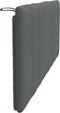 vidaXL - Hoofdbordkussen - 120 - cm - stof - grijs