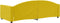 vidaXL - Slaapbank - 90x200 - cm - fluweel - geel