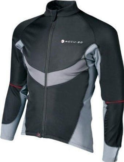 Shimano Accu 3D Sub Zero - Winter fietsjack - Heren S - Zwart met grijs