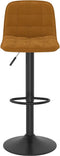 vidaXL - Barkrukken - 2 - st - fluweel - bruin