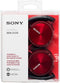Sony MDR-ZX310 - On-ear koptelefoon - 30 mm driver - Rood