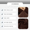 Hilvard - Bankhoes 3 zitsbanken - Velvet - Donkerbruin - (185 - 230 cm)