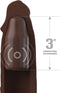 PIPEDREAMS | Pipedreams Sleeve 22,86 Cm + 7,62 Cm Plug Remote Brown